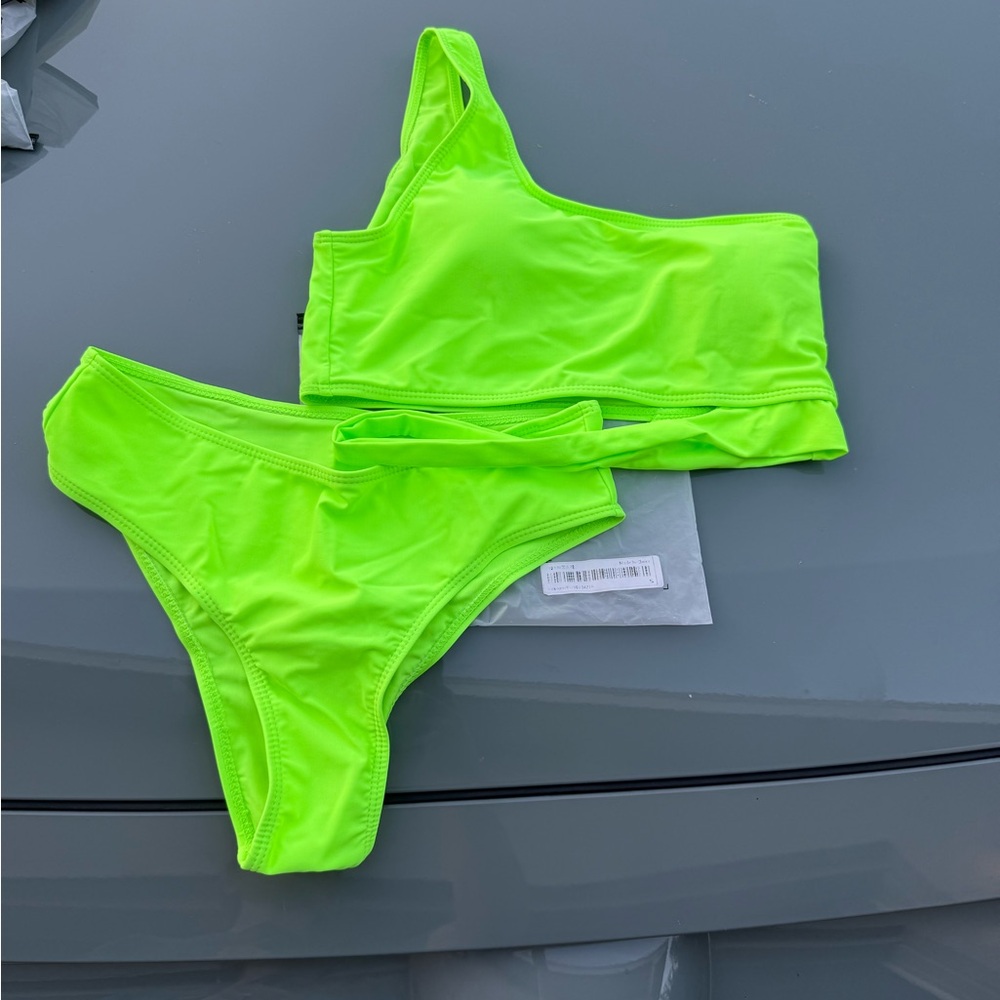 SHEIN Neon Green Bikini Set